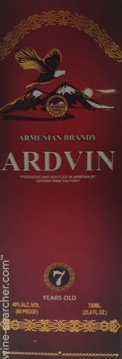 Ardvin 7 Year Old Armenian Brandy