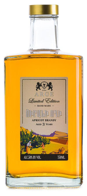 Arge Limited Edition Hande Made 3 Year Old Apricot Armenian Brandy at CaskCartel.com