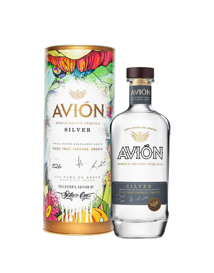Avión Silver With Collector’s Edition Canister Tequila