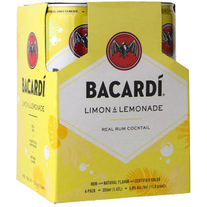 Bacardi LImon & Lemonade Ready-to-Drink | 4*355ML at CaskCartel.com