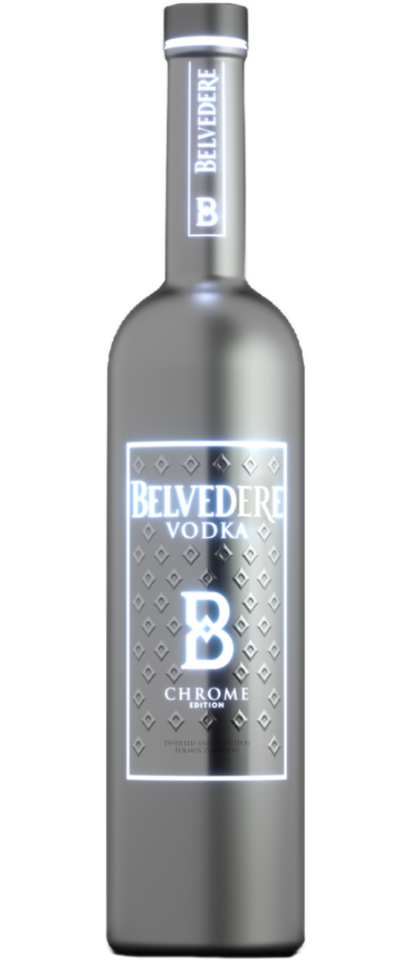 Belvedere Pure Chrome Edition Vodka | 700ML at CaskCartel.com