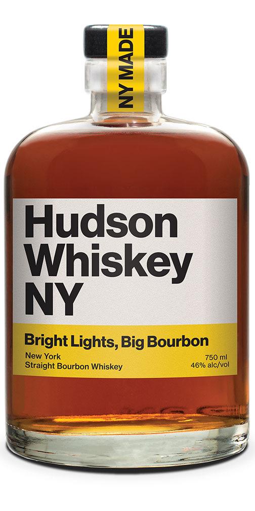 Hudson Whiskey NY "Bright Lights, Big Bourbon" Straight Bourbon Whiskey