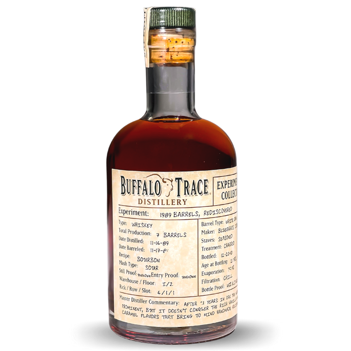Buffalo Trace Experimental Collection | 1989 Barrels, Rediscovered (1 of 3)