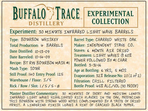 Buffalo Trace Experimental Collection | 30 minute Infrared Light Wave Barrels (2 of 2)