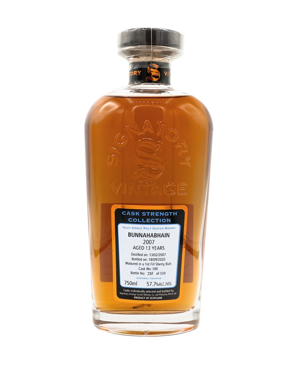 Signatory Single Cask Bunnahabhain 13 Year Old (Cask# 590) Single Malt Scotch Whisky at CaskCartel.com