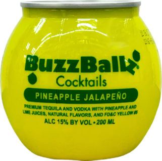 Buzzballz Pinapple Jalapeno Pre-Mixed Cocktail | 200ML