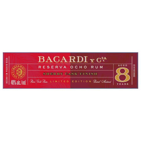 Bacardi Sherry Cask Finish Reserva Ocho Rum at CaskCartel.com
