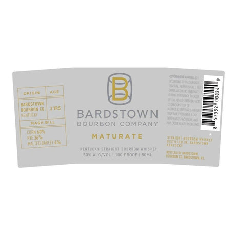 Bardstown Bourbon Company Maturate Kentucky Straight Bourbon Whiskey at CaskCartel.com
