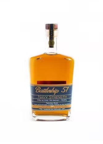 Battleship 57 Navy Strength Spiced Rum at CaskCartel.com