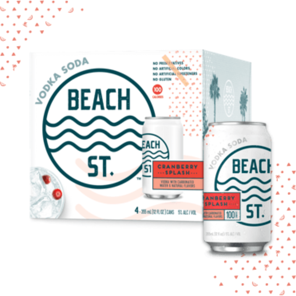 BEACH ST. Cranberry Splash Vodka Soda at CaskCartel.com