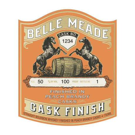 Belle Meade Peach Brandy Cask Finish Cask no. 1234 Straight Bourbon Whiskey at CaskCartel.com