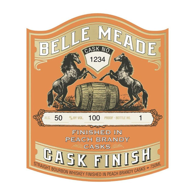 Belle Meade Peach Brandy Cask Finish Cask no. 1234 Straight Bourbon Whiskey at CaskCartel.com
