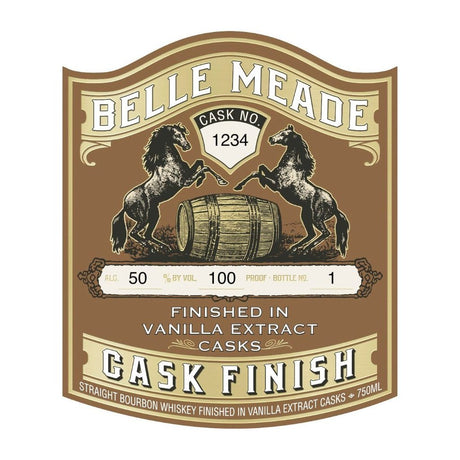 Belle Meade Vanilla Extract Cask Finish Cask no. 1234 Straight Bourbon Whiskey at CaskCartel.com