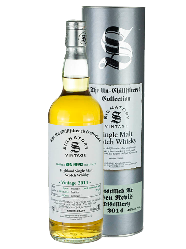 Signatory Vintage Un-Chillfiltered Collection Ben Nevis 8 Year Old