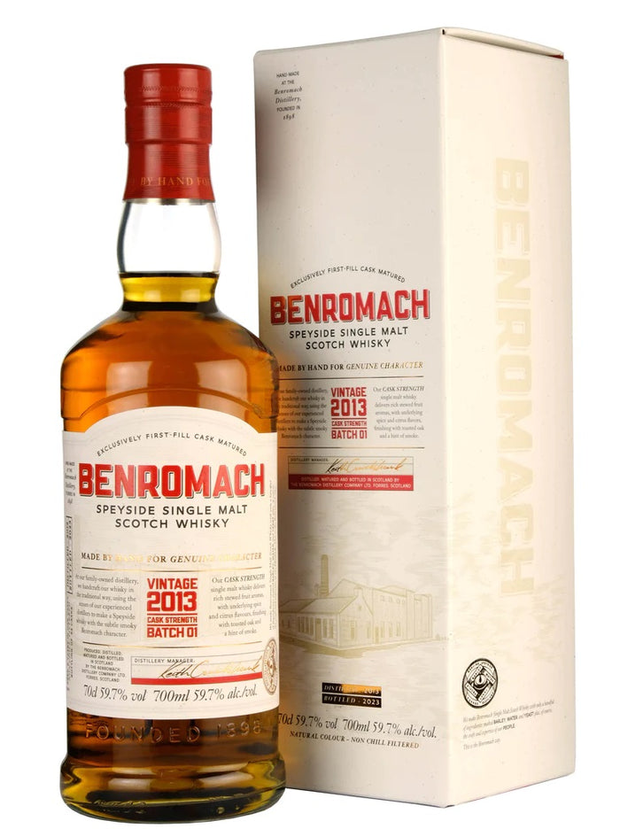 Benromach Cask Strength Batch #1 2013 10 Year Old Whisky | 700ML