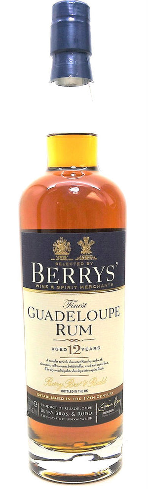 Berrys Guadeloupe 12 Year Old Rum - CaskCartel.com