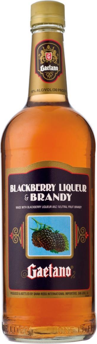 Gaetano Blackberry Liqueur & Brandy 1L