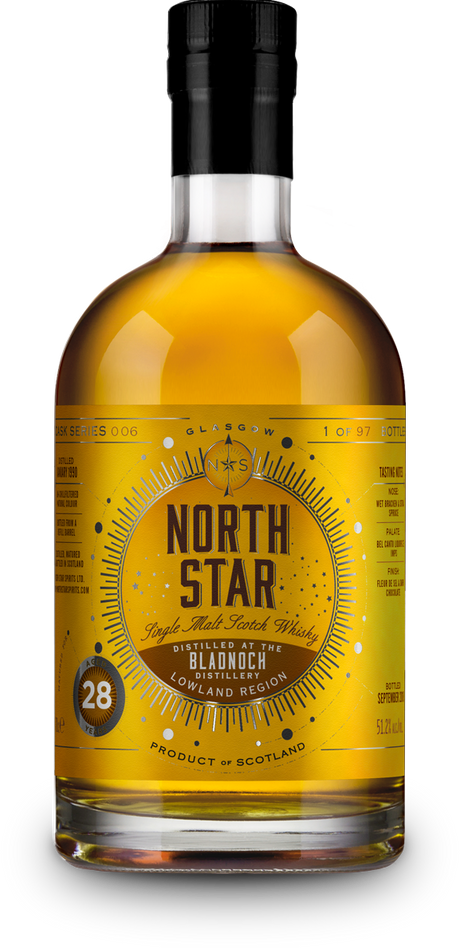 North Star Spirits Bladnoch 28 Year Old Single Malt Scotch Whiskey - CaskCartel.com