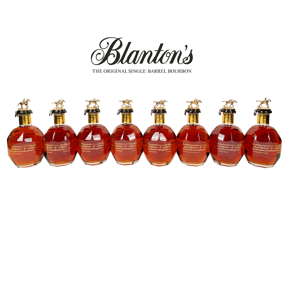 [BUY] Blanton's Gold Edition | FULL COMPLETE HORSE COLLECTION | (8) 750ml Bottles (RECOMMENDED) at CaskCartel.com