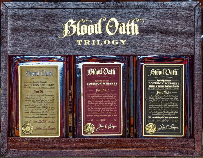 Blood Oath Trilogy Set | Pact No. 1-2-3 | Kentucky Straight Bourbon Whiskey
