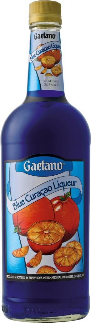 Gaetano Blue Curaçao Liqueur 1L - CaskCartel.com