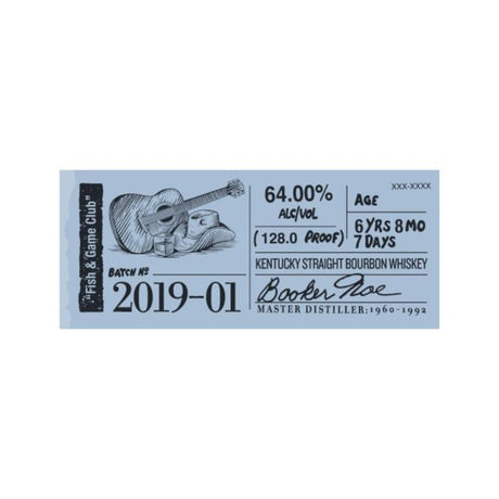 Booker's Bourbon 2019-01 “Fish & Game Club” Kentucky Straight Bourbon Whiskey - CaskCartel.com