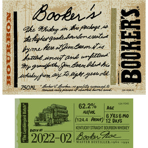 Booker’s 'The Lumberyard Batch' Batch No. 2022-02 Straight Bourbon Whiskey at CaskCartel.com 2