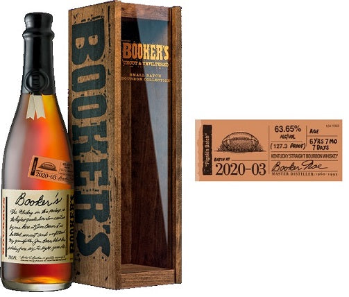 Booker’s "Pigskin Batch" Batch No. 2020-03 Straight Bourbon Whiskey