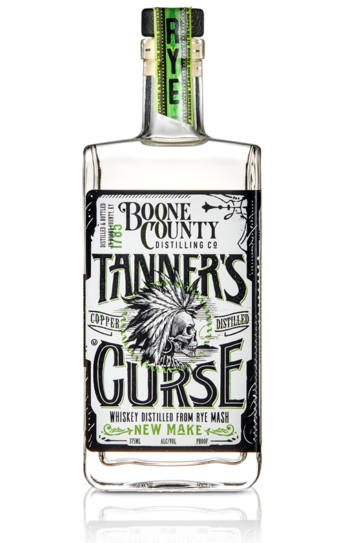 Boone County Tanner's Curse White Rye Whiskey 375ML