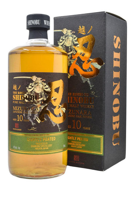 Shinobu Distillery Lightly Peated 10 year old Japanese Whisky at CaskCartel.com