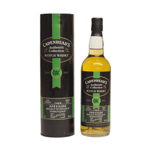 Strathisla-Glenlivet 12 Year Old (D.1989, B.2002) Cadenhead’s Scotch Whisky | 700ML at CaskCartel.com