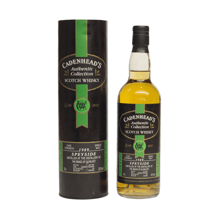Strathisla-Glenlivet 12 Year Old (D.1989, B.2002) Cadenhead’s Scotch Whisky | 700ML