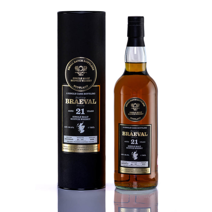 Braeval Small Batch Bottlers Single Cask 2000 21 Year Old Whisky | 700ML