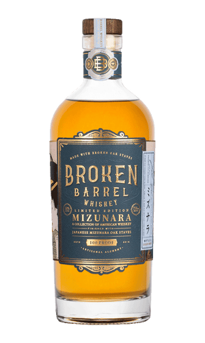 Broken Barrel Whiskey Single Oak Series Mizunara Aged American Whiskey - CaskCartel.com