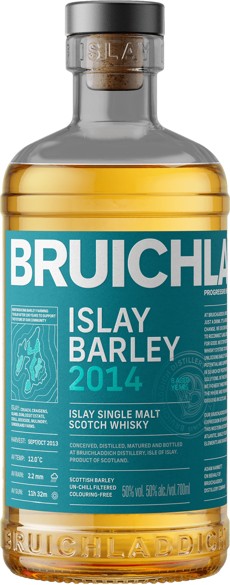 Bruichladdich Islay Barley 2014 8 Year Old Whisky | 700ML at CaskCartel.com