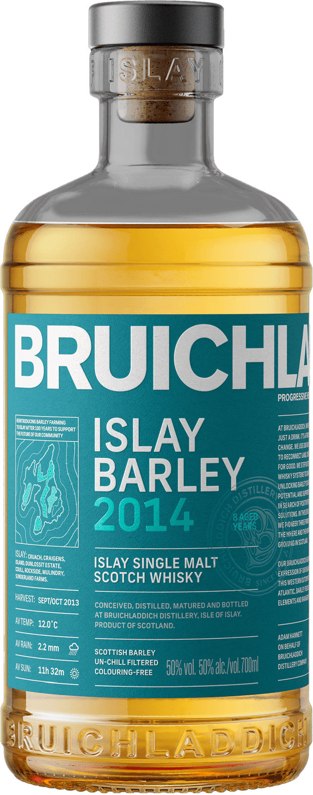 Bruichladdich Islay Barley 2014 8 Year Old Whisky | 700ML at CaskCartel.com