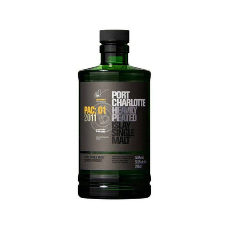 Bruichladdich Port Charlotte PAC: 01 2011 Heavily Peated Single Malt Scotch Whiskey at CaskCartel.com