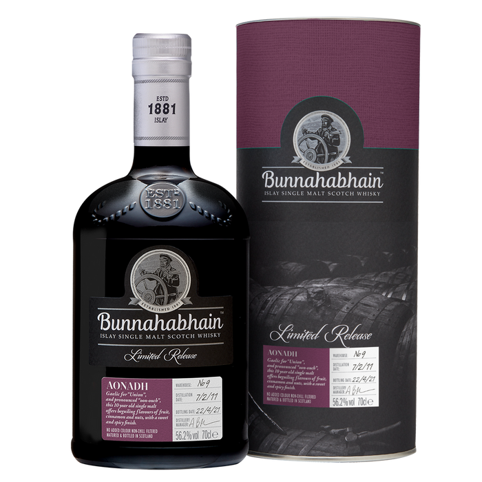 Distell’s Bunnahabhain 2011 Aonadh 10 Year Old Limited Edition Single Malt Scotch Whisky | 700ML