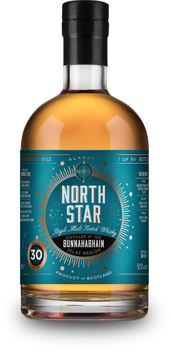 North Star Spirits Bunnahabhain 30 Year Old Single Malt Scotch Whisky
