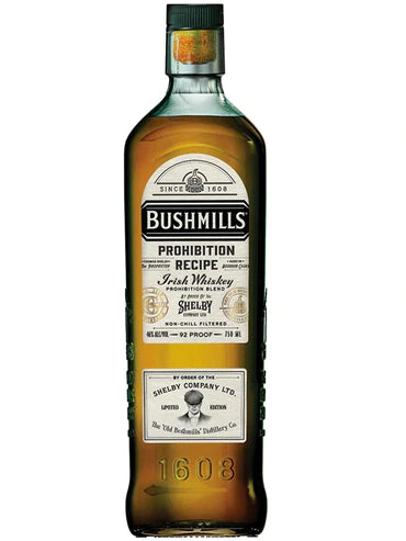 Bushmills Prohibition Recipe Irish Whiskey