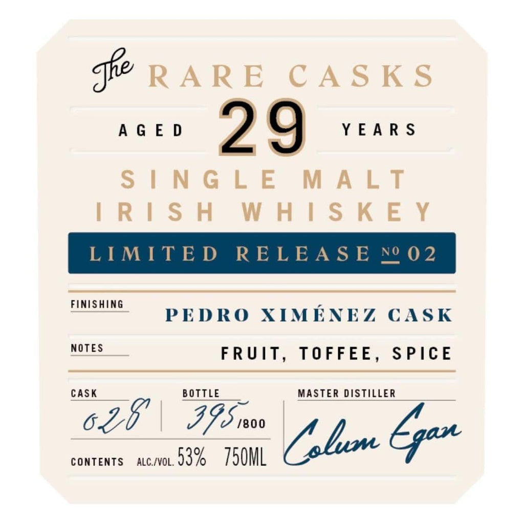 Bushmills Rare Cask 29 Year Old Limited Release No 02 Whiskey  at CaskCartel.com 2