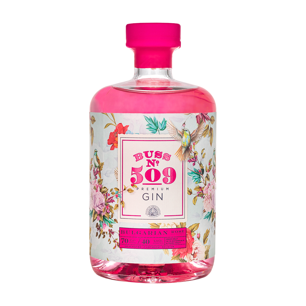 Buss Nº 509 Bulgarian Rose Premium Gin | 700ML at CaskCartel.com