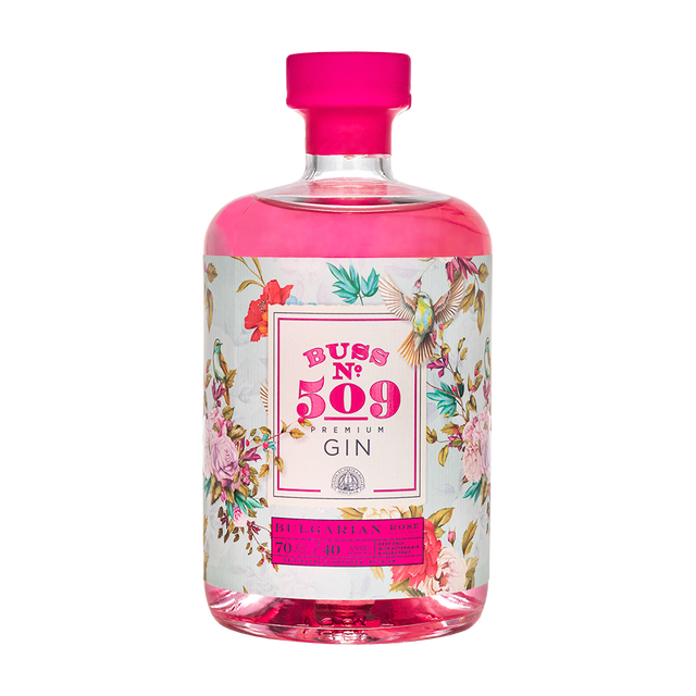 Buss Nº 509 Bulgarian Rose Premium Gin | 700ML at CaskCartel.com