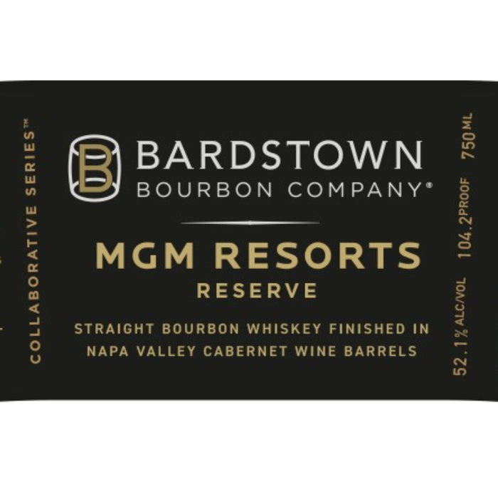 Bardstown Bourbon MGM Resorts Reserve Straight Bourbon Whiskey