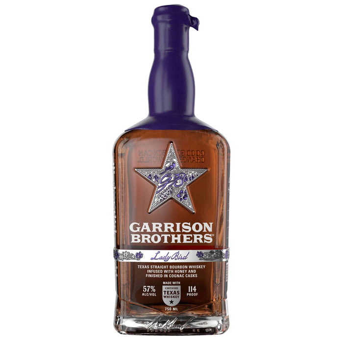 Garrison Brothers Lady Bird Texas Straight Bourbon Honey Finished in Cognac Cask Limited Release Whiskey