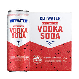 Cutwater Watermelon Vodkas Soda Slim Can Cocktail | 4*355ML at CaskCartel.com