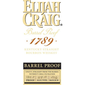 Elijah Craig Barrel Proof Batch No. A116 Kentucky Straight Bourbon Whiskey - CaskCartel.com