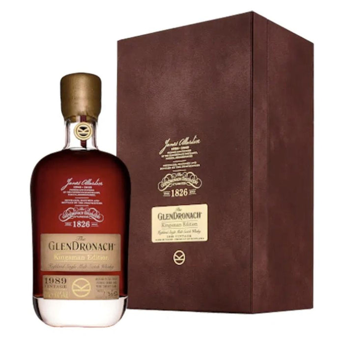 GlenDronach Kingsman Edition 1989 Vintage 29 Year Old Single Malt Scotch Whiskey