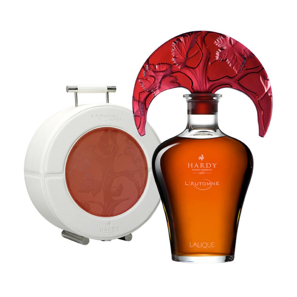 Hardy L'automne Lalique #218 Crystal Decanter Grande Champagne Cognac at CaskCartel.com