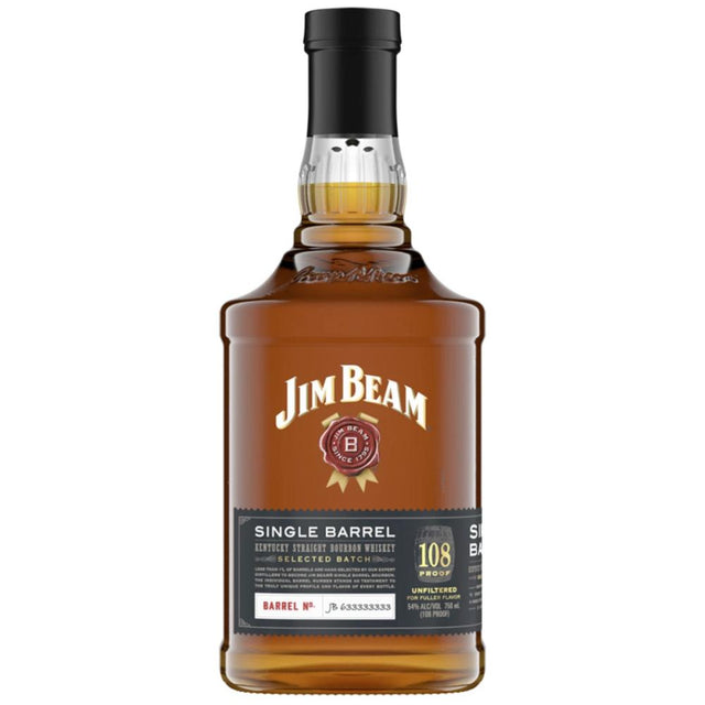 Jim Beam Single Barrel 108 Proof Straight Bourbon Whiskey at CaskCartel.com